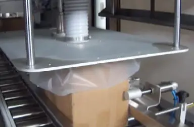 máquina insertadora de bolsas automática