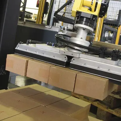 paletizado robótico de cajas