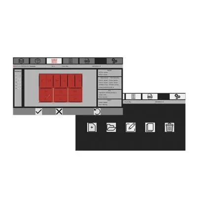 interfaz de programación de paletizado robótico