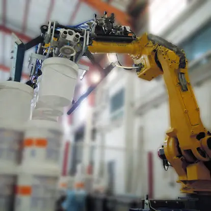 Brazo robótico Earflap paletizado