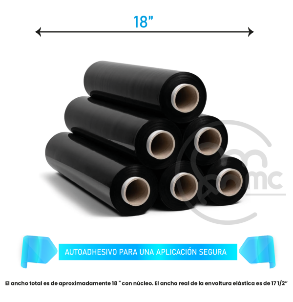 plástico para paletizar negro plástico para paletizar negro