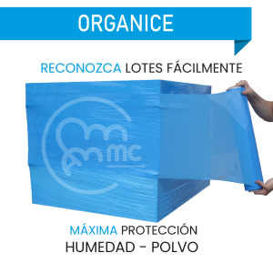 plástico para paletizar azul plástico para paletizar azul