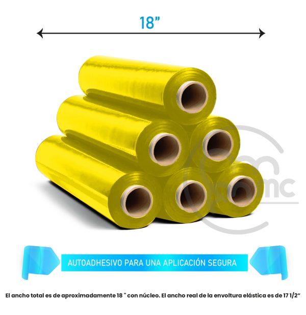 plástico para paletizar amarillo plástico para paletizar amarillo
