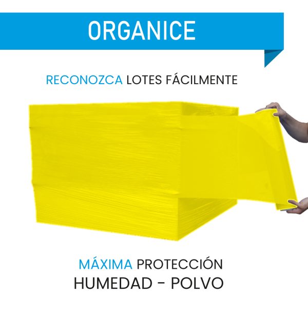 plástico para paletizar amarillo plástico para paletizar amarillo
