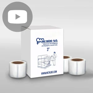 plástico para paletizar manual 3 pulgadas