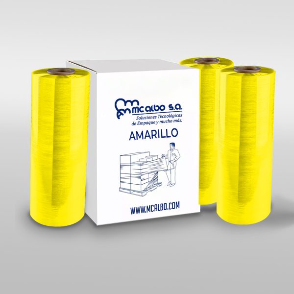 plástico para paletizar amarillo plástico para paletizar amarillo