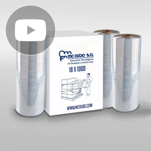 plástico para paletizar manual 18 x 1000 pies