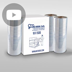 plástico para paletizar manual 18 x 1500 pies