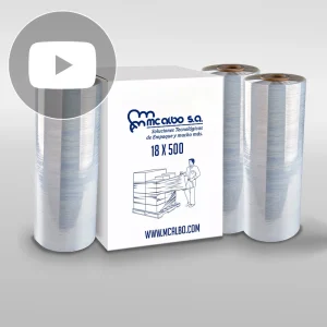 plástico para paletizar manual 18 x 500 pies