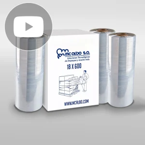 plástico para paletizar manual 18 x 600 pies