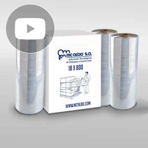 plástico para paletizar manual 18 x 800 pies