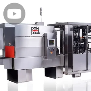 máquina de envasado retráctil de cierre total polypack fh/cfh para paquetes minoristas.