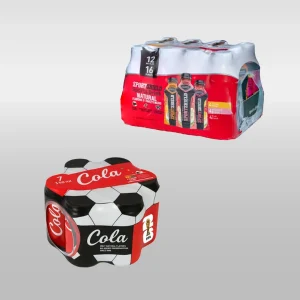 máquinas de envoltura retráctil con película impresa polypack