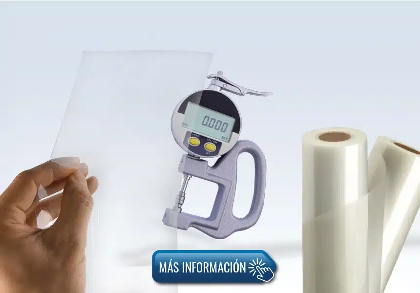banner micras plastico boton