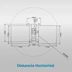 distancia horizontal wp 50c distancia horizontal wp 50c